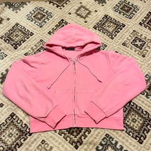 Brandy Melville Cropped Zipup